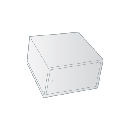 Inner compartment with cylinder lock - safe accessory