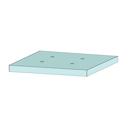 PRIOCAB hole grid plate insert