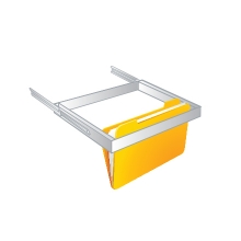 Pull out hanging folder holder - safe accessory Pull out hanging folder holder - safe accessory