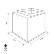 FORMAT BT 3 floor safe dimensional drawing FORMAT BT 3 floor safe dimensional drawing