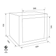 FORMAT MT 610 safe dimensional drawing FORMAT MT 610 safe dimensional drawing
