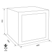 MÜLLER SAFE PT2 security safe dimensional drawing MÜLLER SAFE PT2 security safe dimensional drawing