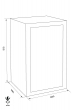 MÜLLER SAFE PT4 security safe dimensional drawing MÜLLER SAFE PT4 security safe dimensional drawing
