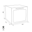 TECHNOMAX GOLD GTR/6 deposit safe dimensional drawing TECHNOMAX GOLD GTR/6 deposit safe dimensional drawing
