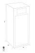 FORMAT Granat Deposit 40 deposit safe dimensional drawing FORMAT Granat Deposit 40 deposit safe dimensional drawing