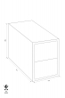 FIREKING FK 2-21 fire resistant filing cabinet dimensional drawing FIREKING FK 2-21 fire resistant filing cabinet dimensional drawing