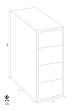 FIREKING FK 4-21 fire resistant filing cabinet dimensional drawing FIREKING FK 4-21 fire resistant filing cabinet dimensional drawing
