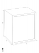SUN ES-065 fire resistant document safe dimensional drawing SUN ES-065 fire resistant document safe dimensional drawing
