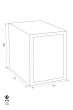 ROYAL R20PL fire resistant document safe dimensional drawing