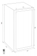 GST-ISS Berlin 46002 combined fire resistant document safe dimensional drawing