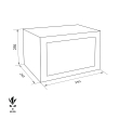 FORMAT Panther 25L hotel safe dimensional drawing FORMAT Panther 25L hotel safe dimensional drawing