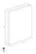 MULTIBRAND RL 60 key cabinet dimensional drawing MULTIBRAND RL 60 key cabinet dimensional drawing