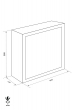 MULTIBRAND G 260 key cabinet dimensional drawing MULTIBRAND G 260 key cabinet dimensional drawing