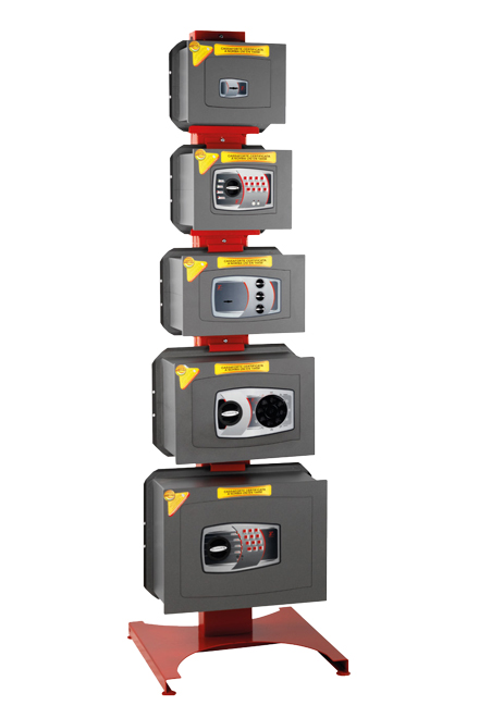 TECHNOMAX FA-5-G safe stand for technomax wall safes, 5 slots