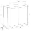 FORMAT GTA 70 safe dimensional drawing FORMAT GTA 70 safe dimensional drawing