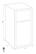 FORMAT Rubin 50 Deposit euro grade burglary safe dimensional drawing FORMAT Rubin 50 Deposit euro grade burglary safe dimensional drawing