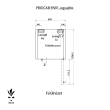 PRIOR-IT PRIOCAB EN91.196.060 chemical storage safe dimensional drawing 2