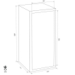 GST-ISS Bochum 34503 security safe dimensional drawing GST-ISS Bochum 34503 security safe dimensional drawing