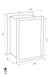 GST-ISS Essen 23004 wall safe dimensional drawing