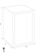 GST-ISS Kassel 35105 security safe dimensional drawing GST-ISS Kassel 35105 security safe dimensional drawing