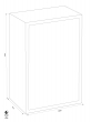 GST-ISS Kassel 35110 security safe dimensional drawing