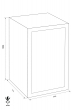 GST-ISS Dortmund 39504 security safe dimensional drawing