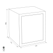 GST-ISS Dortmund 39515 security safe dimensional drawing GST-ISS Dortmund 39515 security safe dimensional drawing