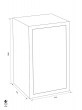 GST-ISS Dortmund 39517 security safe dimensional drawing