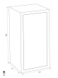 GST-ISS Dortmund 39518 security safe dimensional drawing