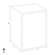 GST-ISS München 40014 euro grade burglary safe dimensional drawing GST-ISS München 40014 euro grade burglary safe dimensional drawing
