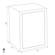 GST-ISS Paris 41516 euro grade burglary safe dimensional drawing GST-ISS Paris 41516 euro grade burglary safe dimensional drawing