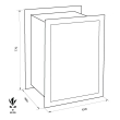 WERTHEIM AMS 0800 euro grade burglary safe dimensional drawing WERTHEIM AMS 0800 euro grade burglary safe dimensional drawing