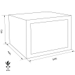 WERTHEIM AMT 0400 euro grade burglary safe dimensional drawing WERTHEIM AMT 0400 euro grade burglary safe dimensional drawing