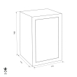 WERTHEIM CWH 1200 euro grade burglary safe dimensional drawing WERTHEIM CWH 1200 euro grade burglary safe dimensional drawing