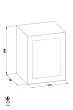 SISTEC EM 3 euro grade burglary safe dimensional drawing SISTEC EM 3 euro grade burglary safe dimensional drawing