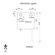 PRIOR-IT PRIOCAB EN31.196.060 chemical storage safe dimensional drawing 2 PRIOR-IT PRIOCAB EN31.196.060 chemical storage safe dimensional drawing 2