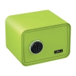 BASI mySafe 350C electronic safe, apple green, closed BASI mySafe 350C electronic safe, apple green, closed