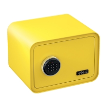 BASI mySafe 350C elektronikus széf, citromsárga, zárt
